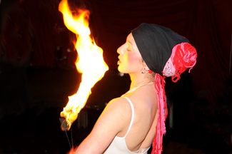 Flame performers